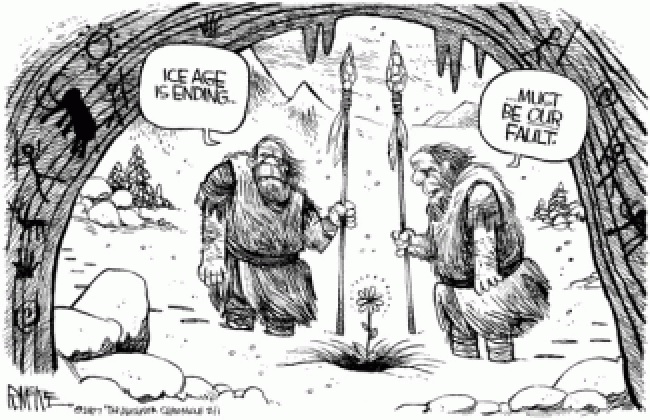 Global Warming Cavemen